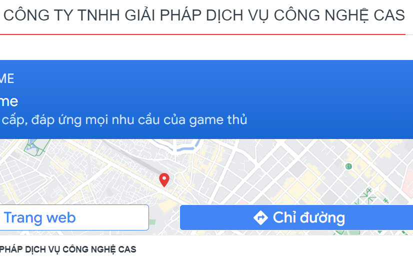 CÔNG TY TNHH GIẢI PHÁP DỊCH VỤ CAS