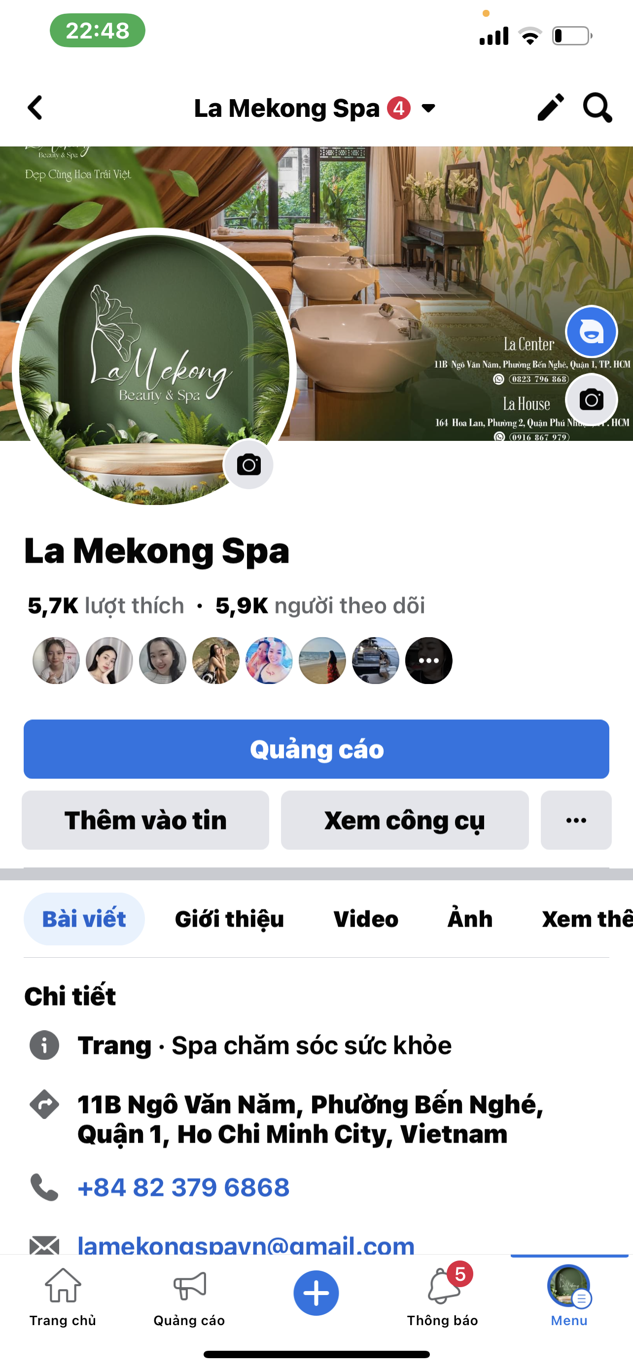 La Mekong spa
