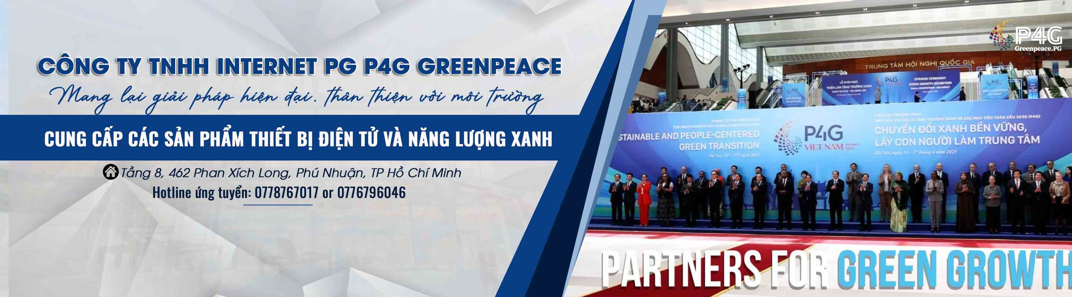 CÔNG TY TNHH INTERNET PG P4G GREENPEACE